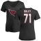Women's Dennis Daley Name & Number Slim Fit T-Shirt - Black