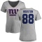 Women's Dennis Houston Name & Number Slim Fit T-Shirt - Ash