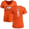 Women's Dennis Smith Backer Slim Fit T-Shirt - Orange