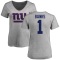 Women's Deonte Banks Name & Number Slim Fit T-Shirt - Ash