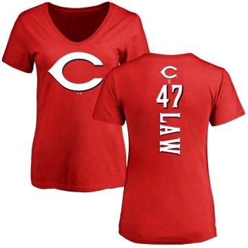 Women's Derek Law Backer Slim Fit T-Shirt - Red