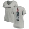 Women's Derek Stingley Jr. Backer V-Neck T-Shirt - Ash
