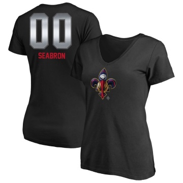 Women's Dereon Seabron Midnight Mascot T-Shirt - Black