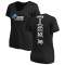 Women's Derrick Deese Jr. Backer Slim Fit T-Shirt - Black