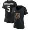 Women's Deryk Engelland 2023 Stanley Cup Final Name & Number V-Neck T-Shirt - Black