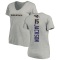 Women's DeSean Jackson Backer V-Neck T-Shirt - Ash
