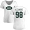Women's Deslin Alexandre Name & Number Slim Fit T-Shirt - White