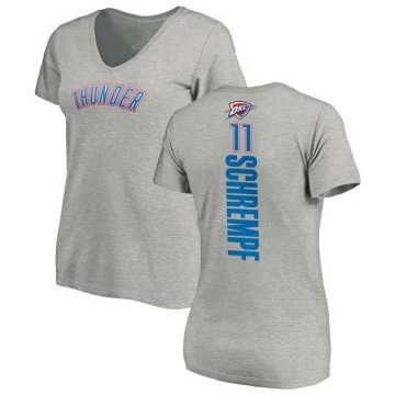 Women's Detlef Schrempf Backer T-Shirt - Ash