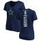 Women's Deuce Vaughn Backer T-Shirt - Navy
