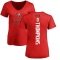 Women's Deven Thompkins Backer Slim Fit T-Shirt - Red