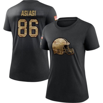Women's Devin Asiasi 2020 Salute To Service Performance T-Shirt - Black
