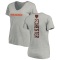 Women's Devin Hester Backer V-Neck T-Shirt - Ash