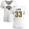 Women's Devin Lloyd Name & Number Slim Fit T-Shirt - White