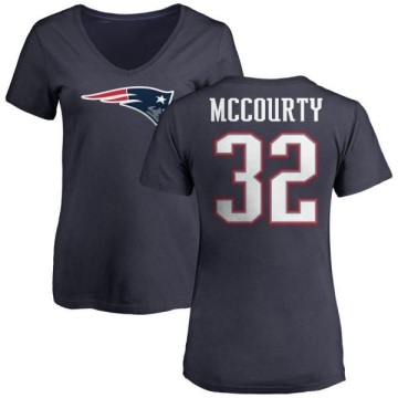Women's Devin McCourty Name & Number T-Shirt - Navy