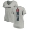 Women's Devin Singletary Backer V-Neck T-Shirt - Ash