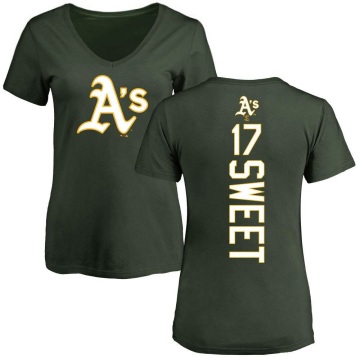 Women's Devin Sweet Backer Slim Fit T-Shirt - Green