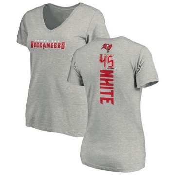 Women's Devin White Backer V-Neck T-Shirt - Ash