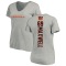Women's Devonnsha Maxwell Backer V-Neck T-Shirt - Ash