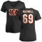 Women's Devonnsha Maxwell Name & Number Slim Fit T-Shirt - Black