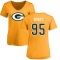 Women's Devonte Wyatt Name & Number Slim Fit T-Shirt - Gold