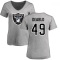 Women's Divine Deablo Name & Number Slim Fit T-Shirt - Ash