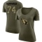 Women's D.J. Humphries Legend Salute to Service Scoop Neck T-Shirt - Olive