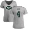 Women's D.J. Reed Name & Number Slim Fit T-Shirt - Ash