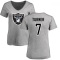 Women's DJ Turner Name & Number Slim Fit T-Shirt - Ash