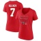 Women's Dmitry Kulikov 2023 Eastern Conference Champions Goal Tender V-Neck T-Shirt - Red