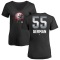 Women's Domingo German Midnight Mascot V-Neck T-Shirt - Black