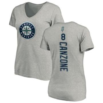 Women's Dominic Canzone Backer Slim Fit T-Shirt - Ash