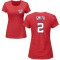 Women's Dominic Smith Name & Number T-Shirt - Red
