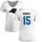 Women's Dominik Eberle Name & Number Slim Fit T-Shirt - White