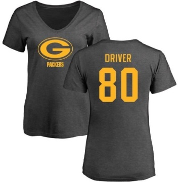 Women's Donald Driver One Color T-Shirt - Ash