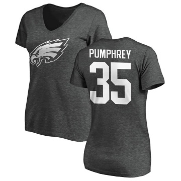 Women's Donnel Pumphrey One Color T-Shirt - Ash