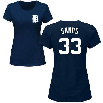 Women's Donny Sands Name & Number T-Shirt - Navy