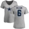 Women's Donovan Wilson Name & Number T-Shirt - Ash