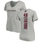 Women's Dorian Etheridge Backer V-Neck T-Shirt - Ash