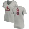 Women's Drew Rom Backer Slim Fit T-Shirt - Ash
