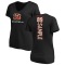 Women's Drew Sample Backer Slim Fit T-Shirt - Black