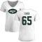 Women's Dru Samia Name & Number Slim Fit T-Shirt - White