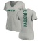 Women's Duane Brown Backer V-Neck T-Shirt - Ash