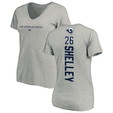 Women's Duke Shelley Backer V-Neck T-Shirt - Ash