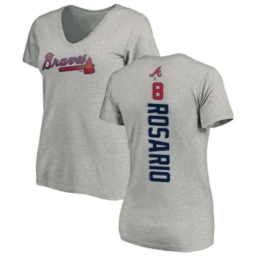 Women's Eddie Rosario Backer Slim Fit T-Shirt - Ash