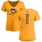 Women's Eddie Shack One Color Backer T-Shirt - Gold