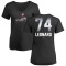 Women's Eddys Leonard Midnight Mascot V-Neck T-Shirt - Black
