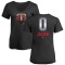 Women's Edouard Julien Midnight Mascot V-Neck T-Shirt - Black