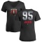 Women's Edouard Julien Midnight Mascot V-Neck T-Shirt - Black