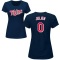 Women's Edouard Julien Name & Number T-Shirt - Navy