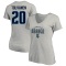 Women's Eeli Tolvanen Name & Number Lockup T-Shirt - Gray